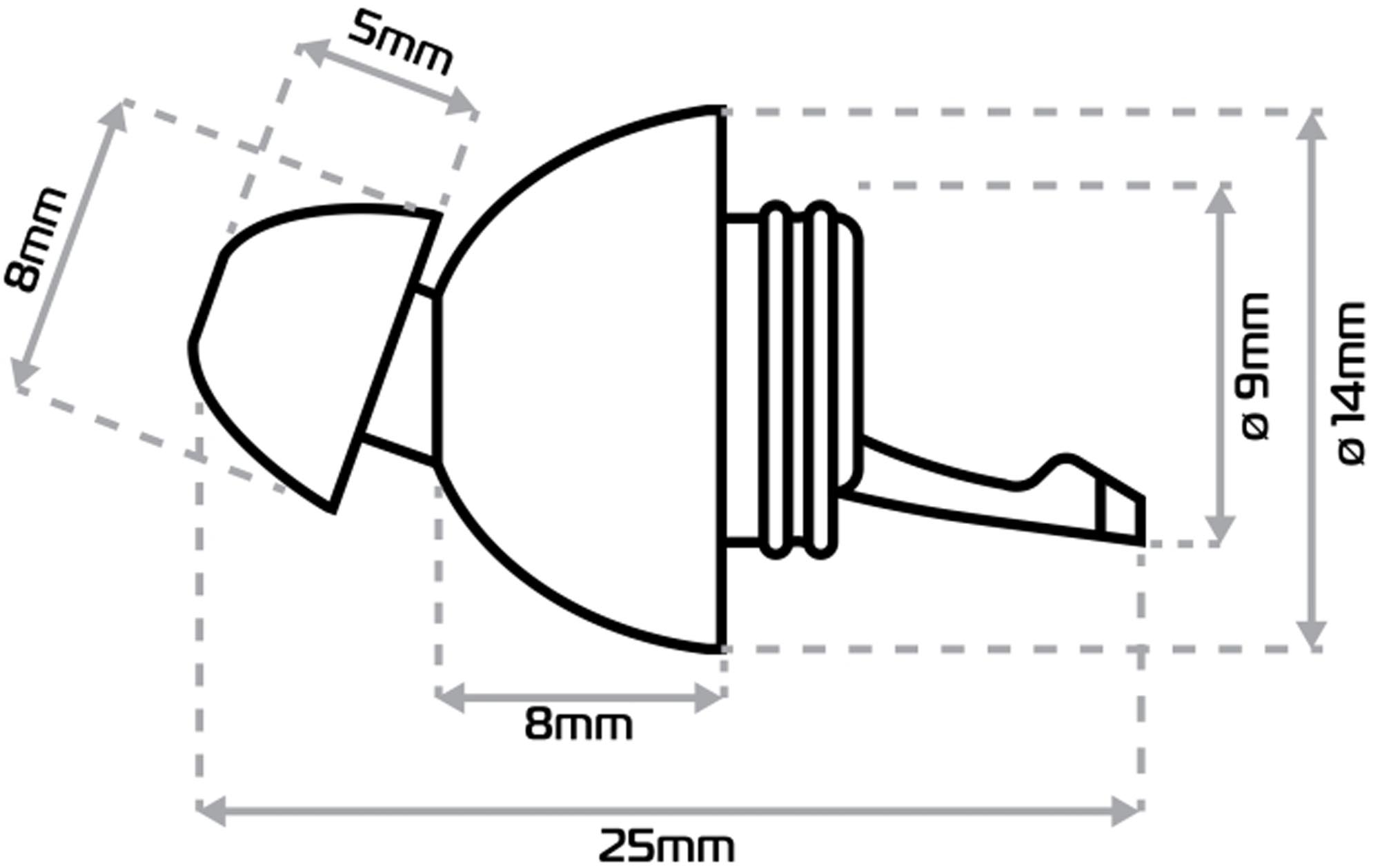Oxford FilterBuds Ørepropper Regular Fit 22 SNR Figur 4