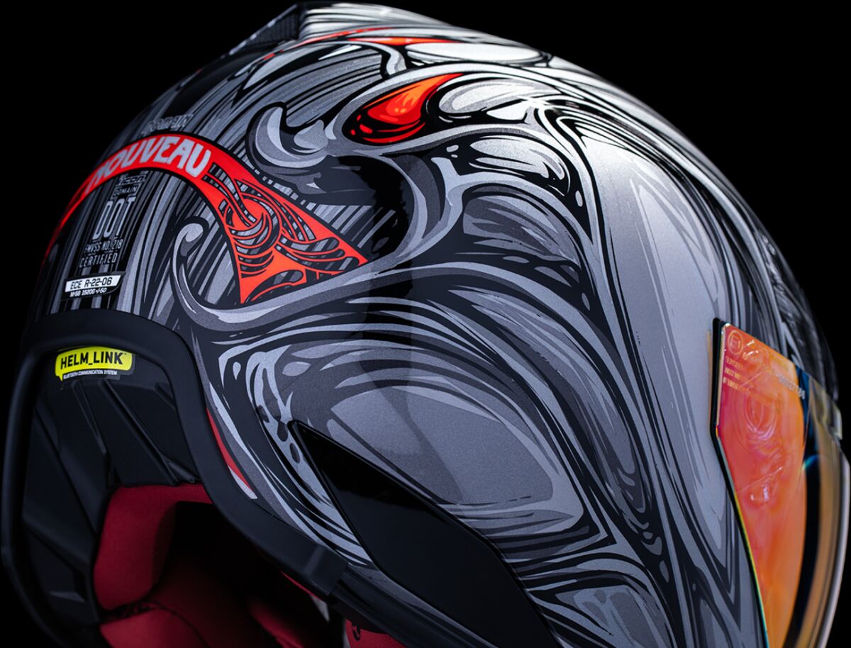 Icon Domain Nouveau Casque Argent L Figure 6