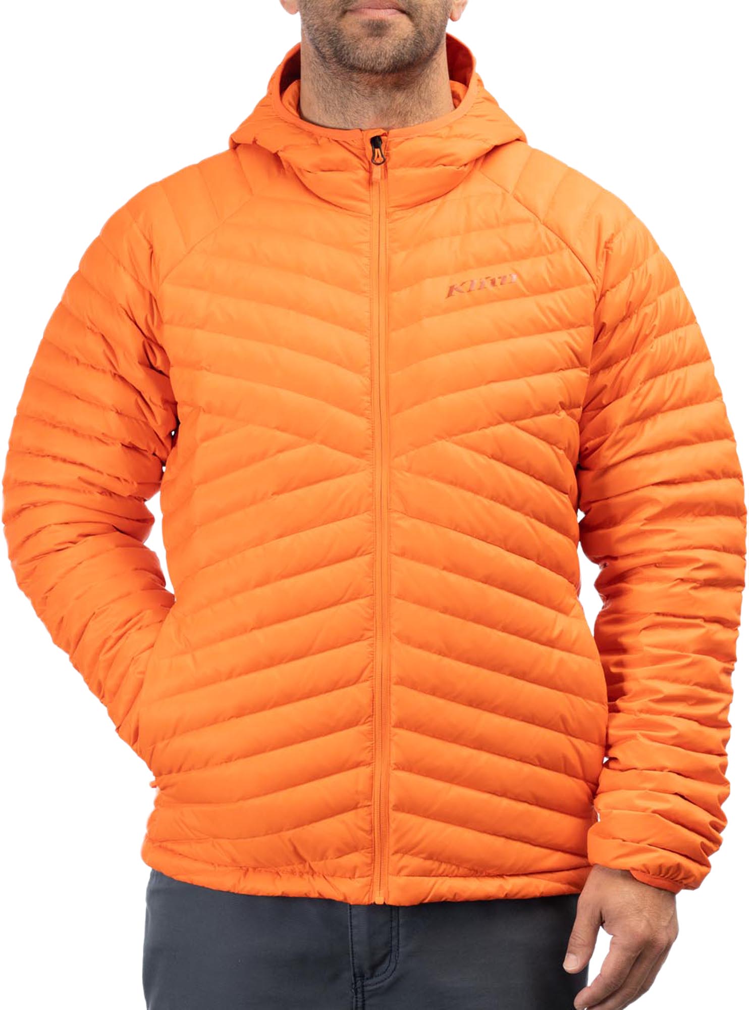 Klim Arete Down Jacket orange M Figure 1