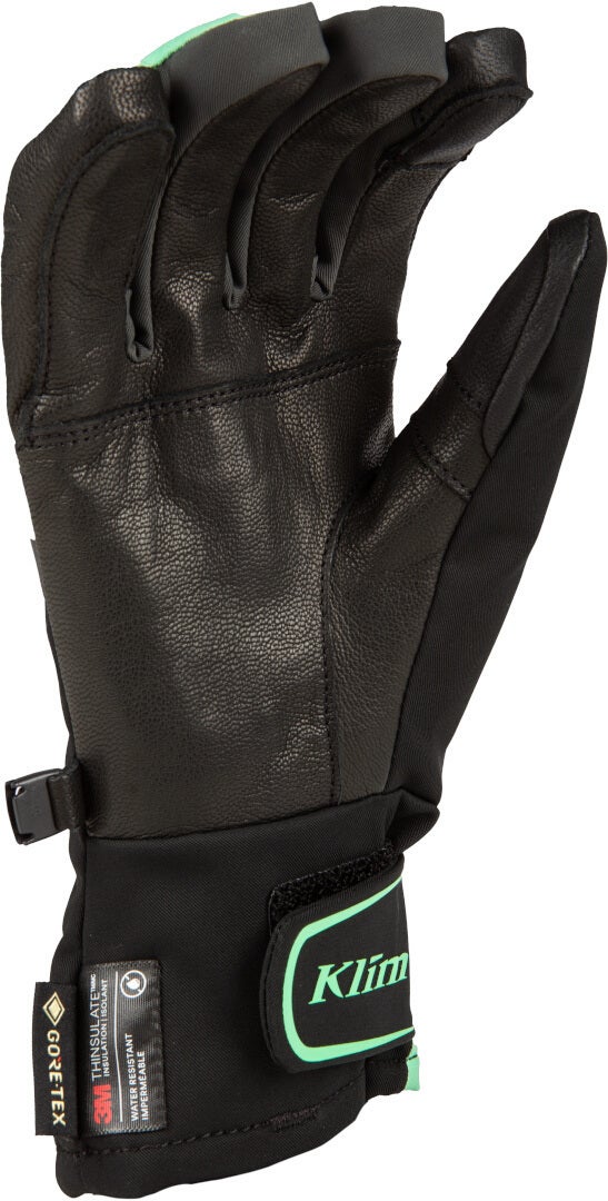Klim Bombshell Dame snescooterhandsker Sort/mint S Figur 2
