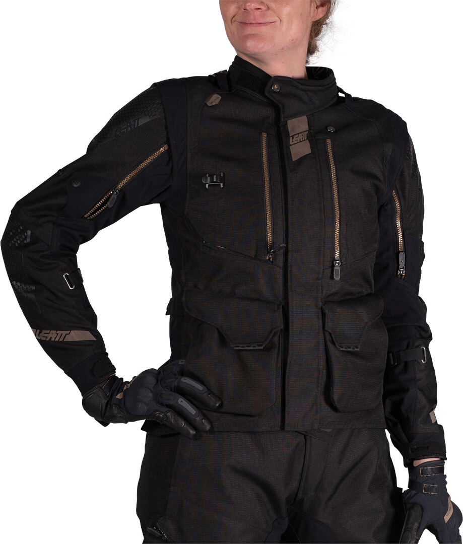 Leatt ADV Multitour 5.5 Dame motorcykel tekstiljakke Sort XL Figur 4