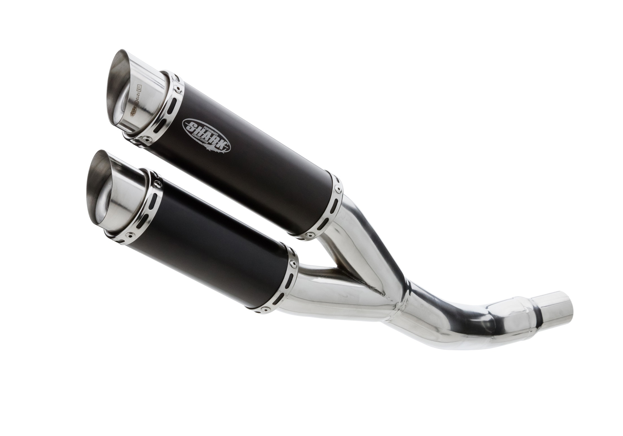 SHARK AVGASSYSTEM Spår eloxed aluminium svart Figur 1