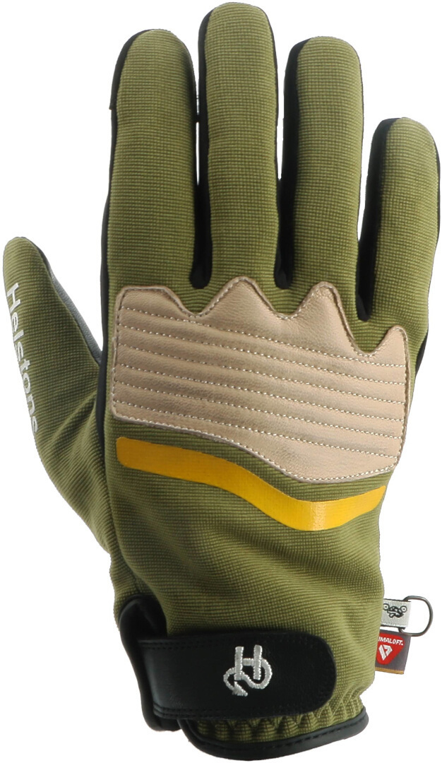 Helstons Jazz vattentäta motorcykel handskar Khaki/Beige/Svart 13 Figur 1
