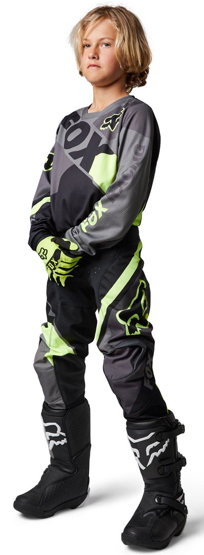 FOX 180 Xpozr Jugend Motocross Hose grau/gelb 26 Abbildung 8
