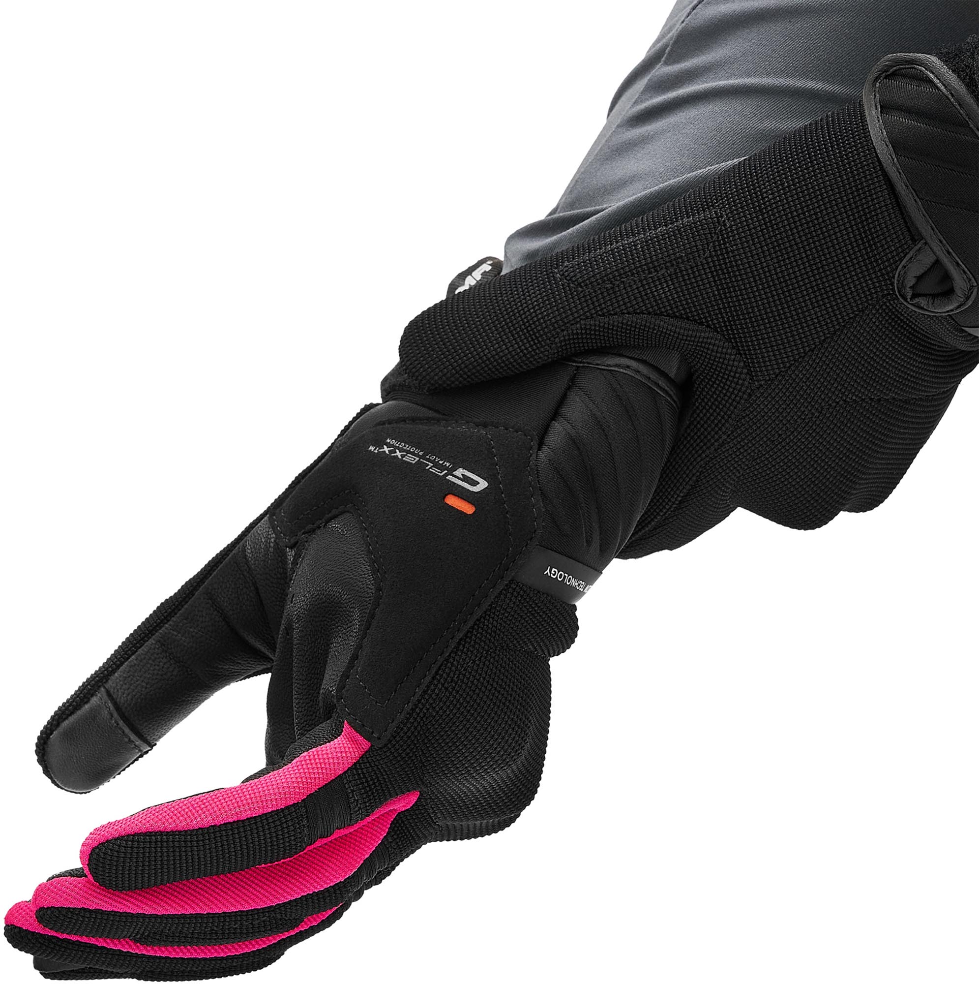 SHIMA Sonic Damer Motorcykelhandsker sort/pink S Figur 3