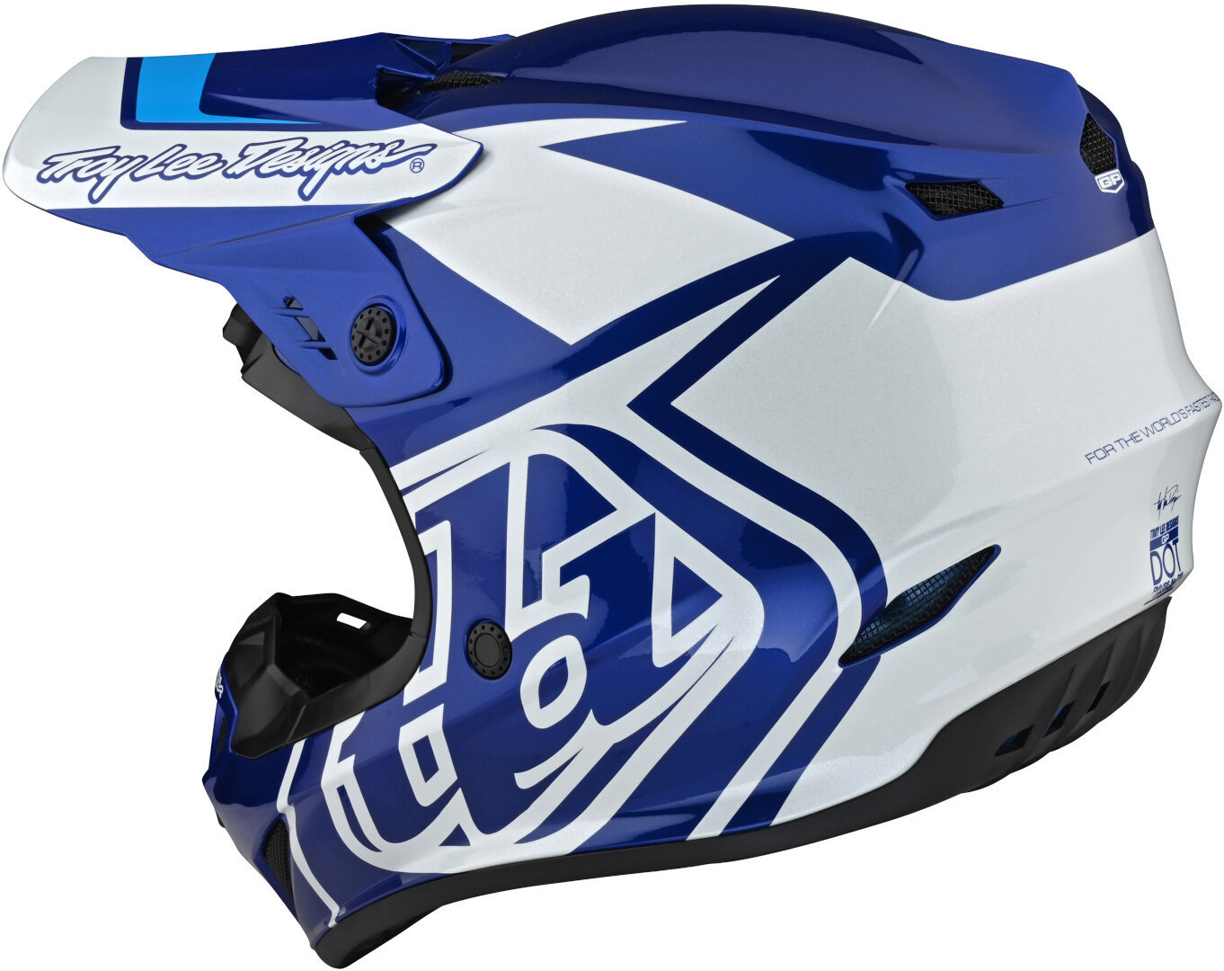 Troy Lee Designs GP Overload Motorcross helm blauw/wit M Figuur 7