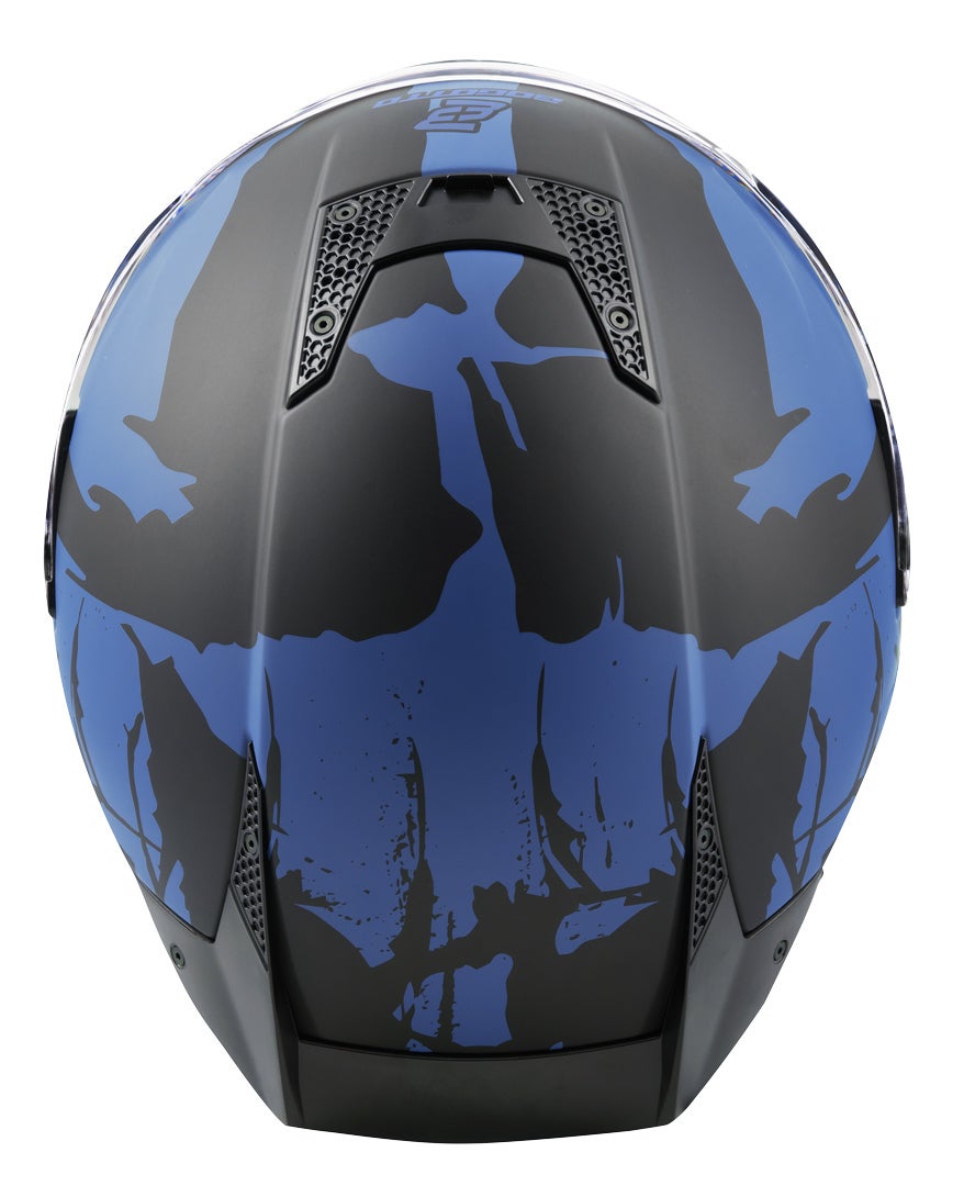 Bogotto Rapto Demon Helmet blue matt XL Figure 12