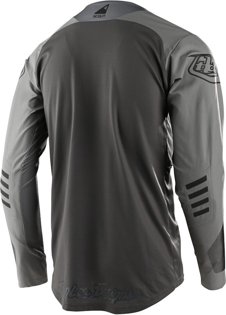 Troy Lee Designs Scout SE Systems Motocross Jersey dunkelgrau/hellgrau M Abbildung 2