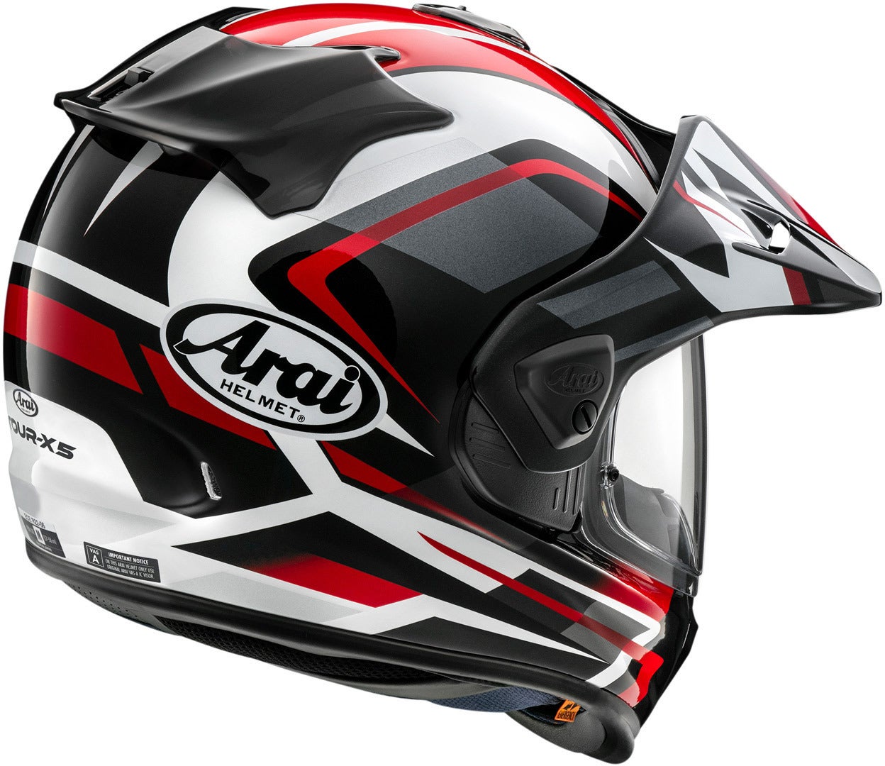 Arai Tour-X5 Discovery Casco da motocross bianco/rosso/nero L (59/60) Figura 2