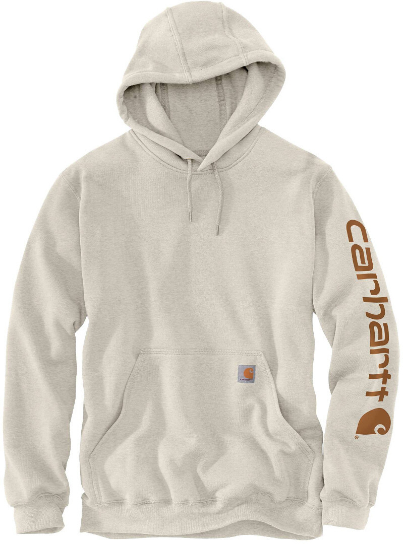 Carhartt Midweight Sleeve Logo Hanorac Cremă XS Figura 1