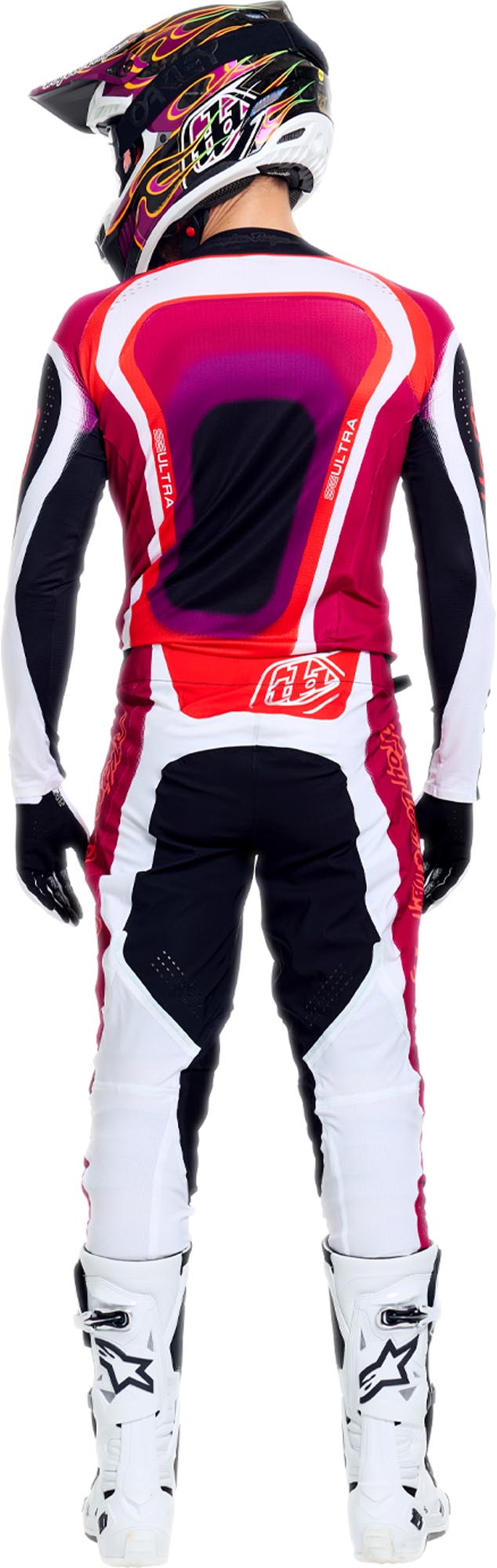 Troy Lee Designs SE Ultra Vision Motocrossbyxor Svart/lila 30 Figur 13