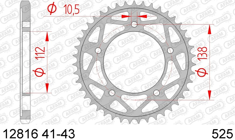 AFAM Corona standard in acciaio 12816 - 525 Figura 1