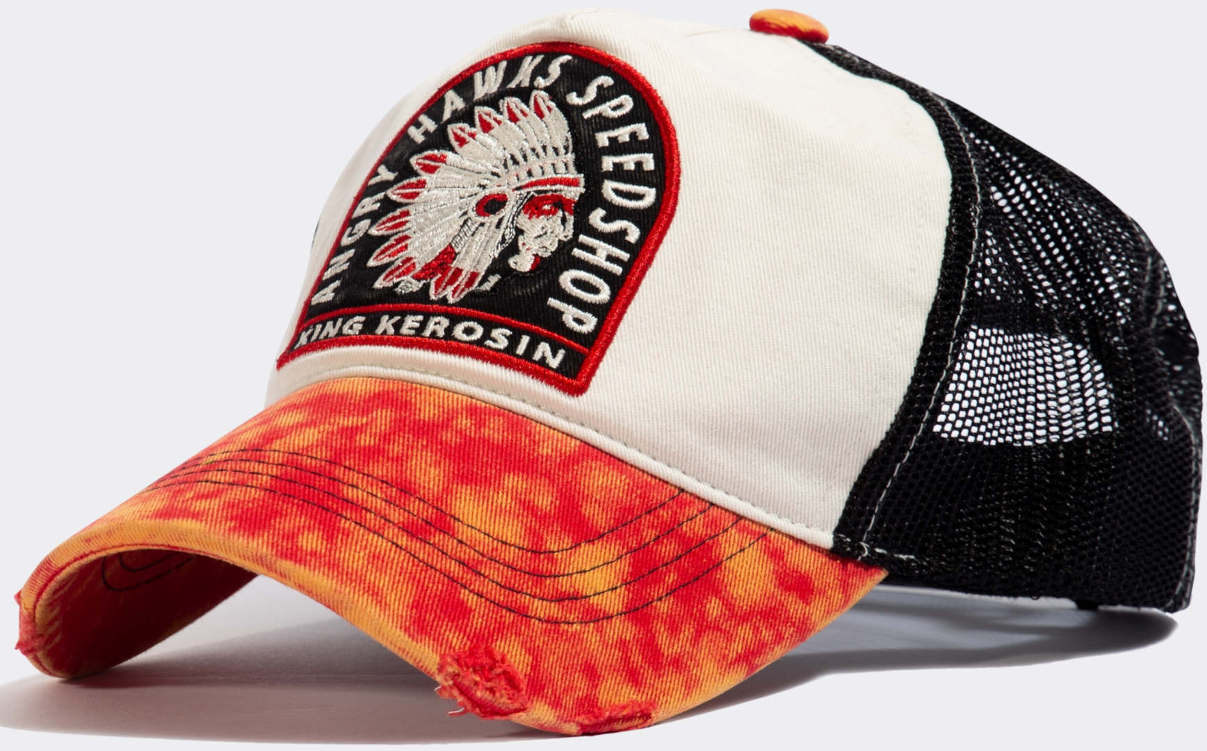 King Kerosin Angry Hawks Speedshop Trucker berretto Figura 1