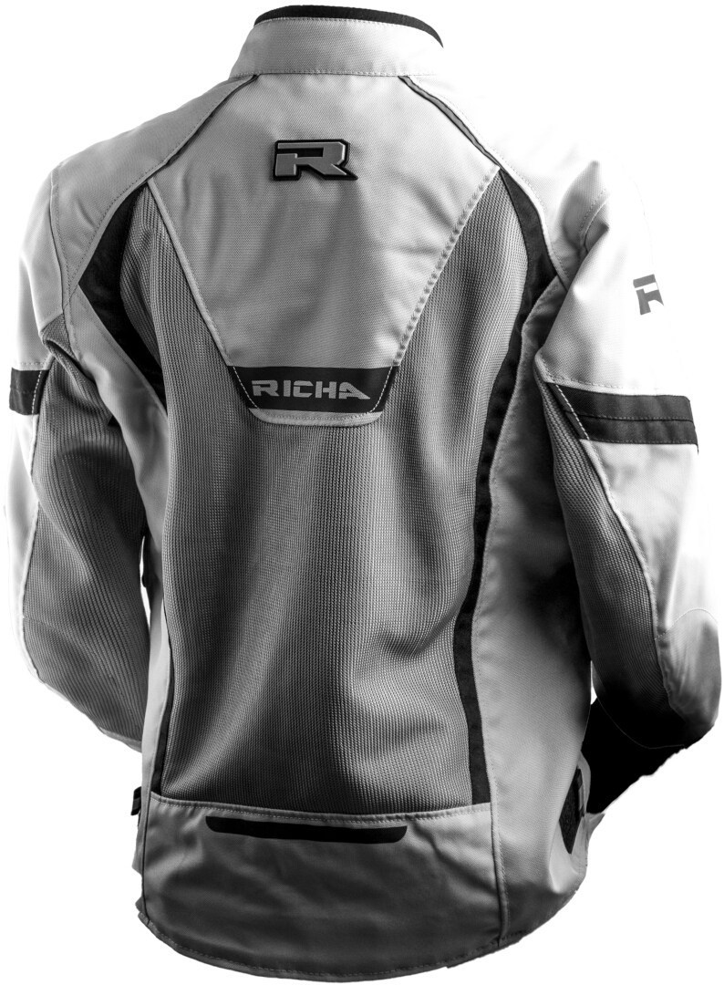Richa Airbender Dames Motorfiets Textiel Jas grijs S Figuur 2