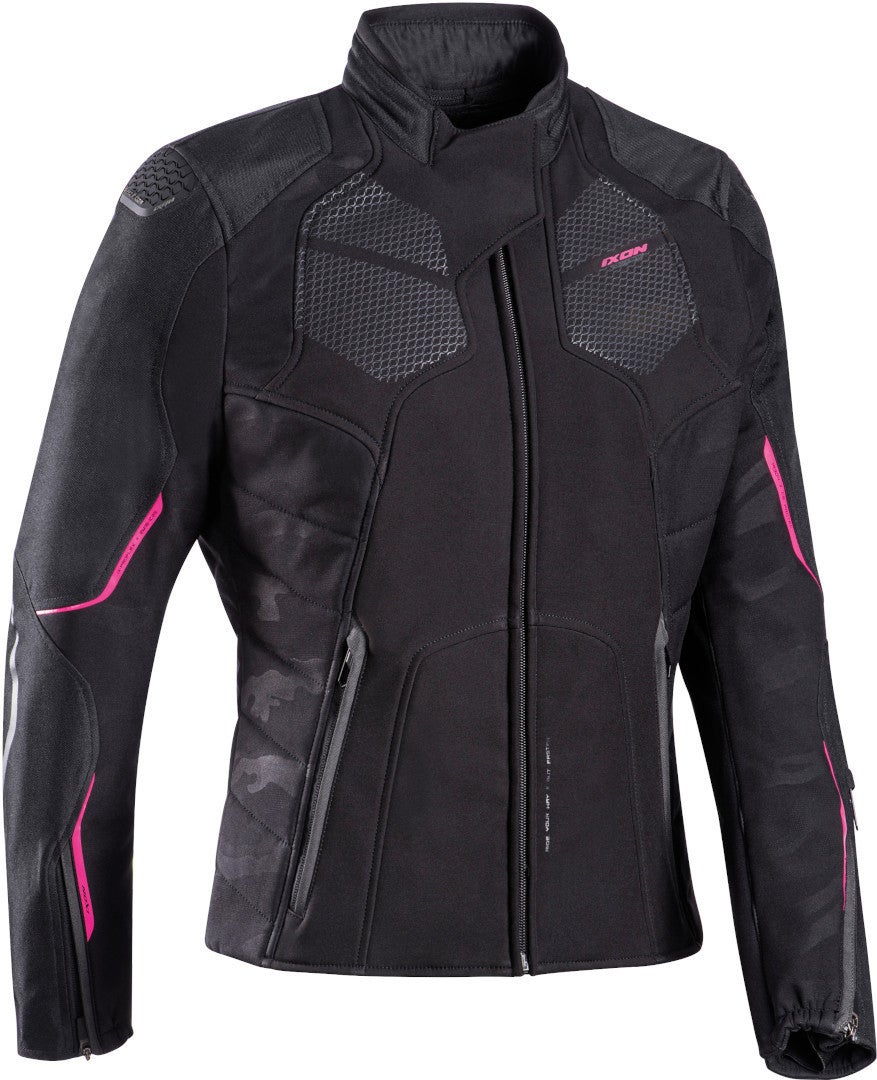 Ixon Cell Damer Motorcykel tekstiljakke Sort/fuchsia M Figur 1
