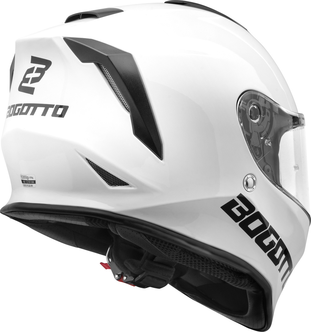 Bogotto H151 Solid Casque Blanc 2XL Figure 8