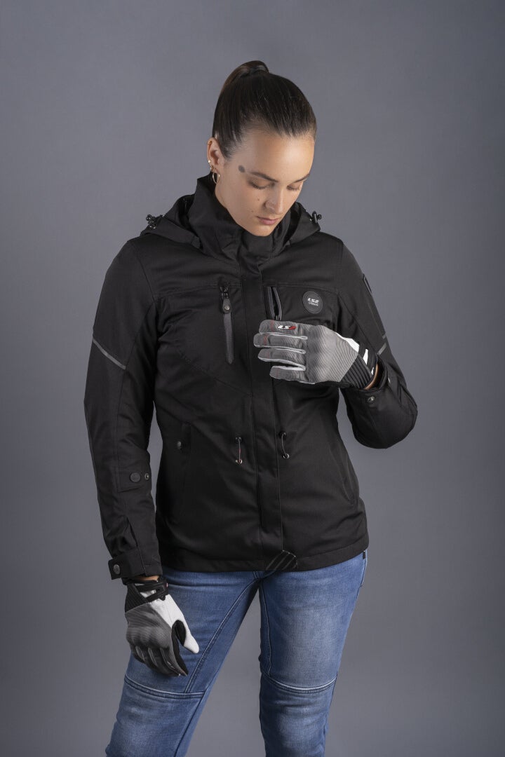 LS2 Rambla Evo imperméable dames moto textile veste noir XXL Figure 4