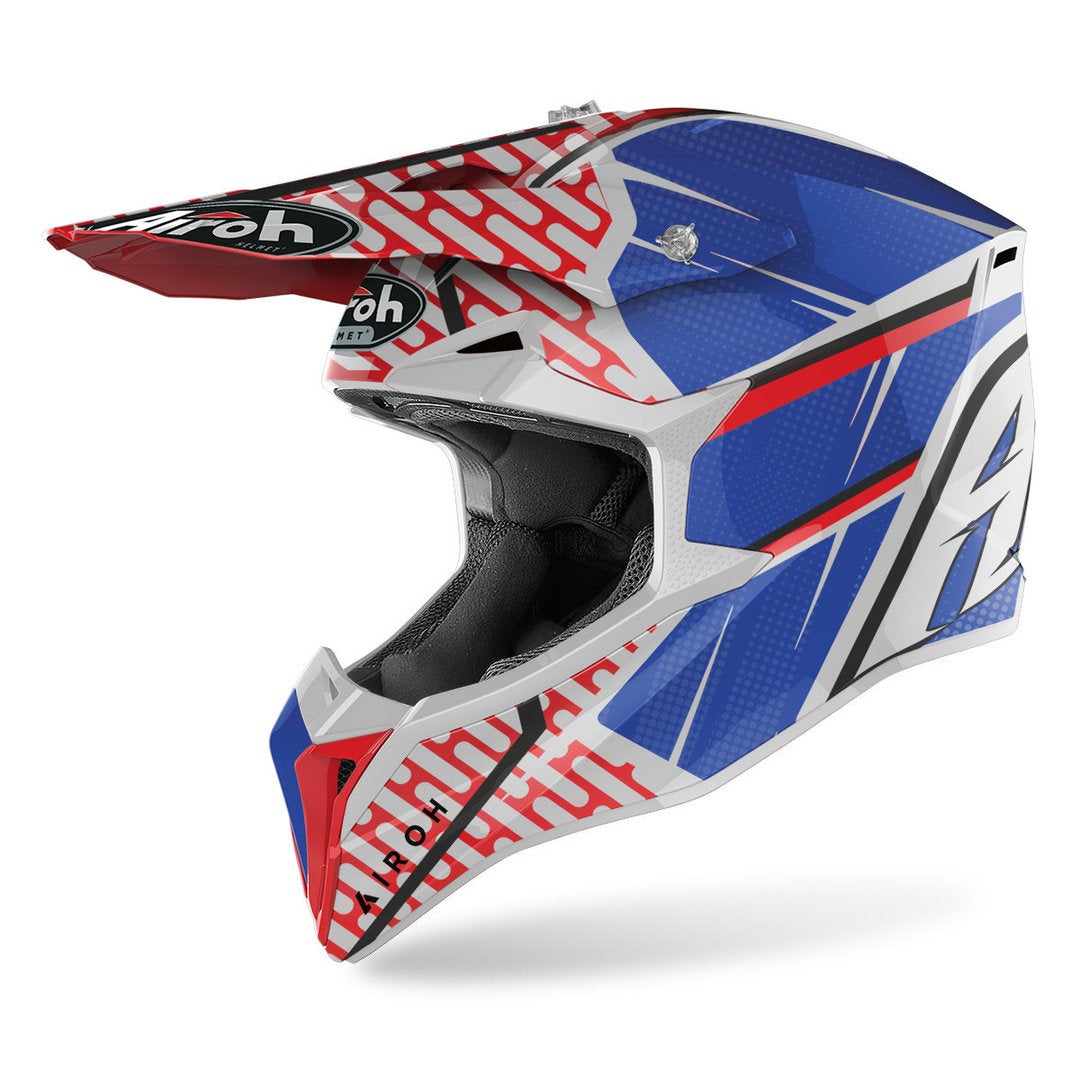 Airoh Wraap Idol Casco Motocross rosso/blu M (57/58) Figura 1
