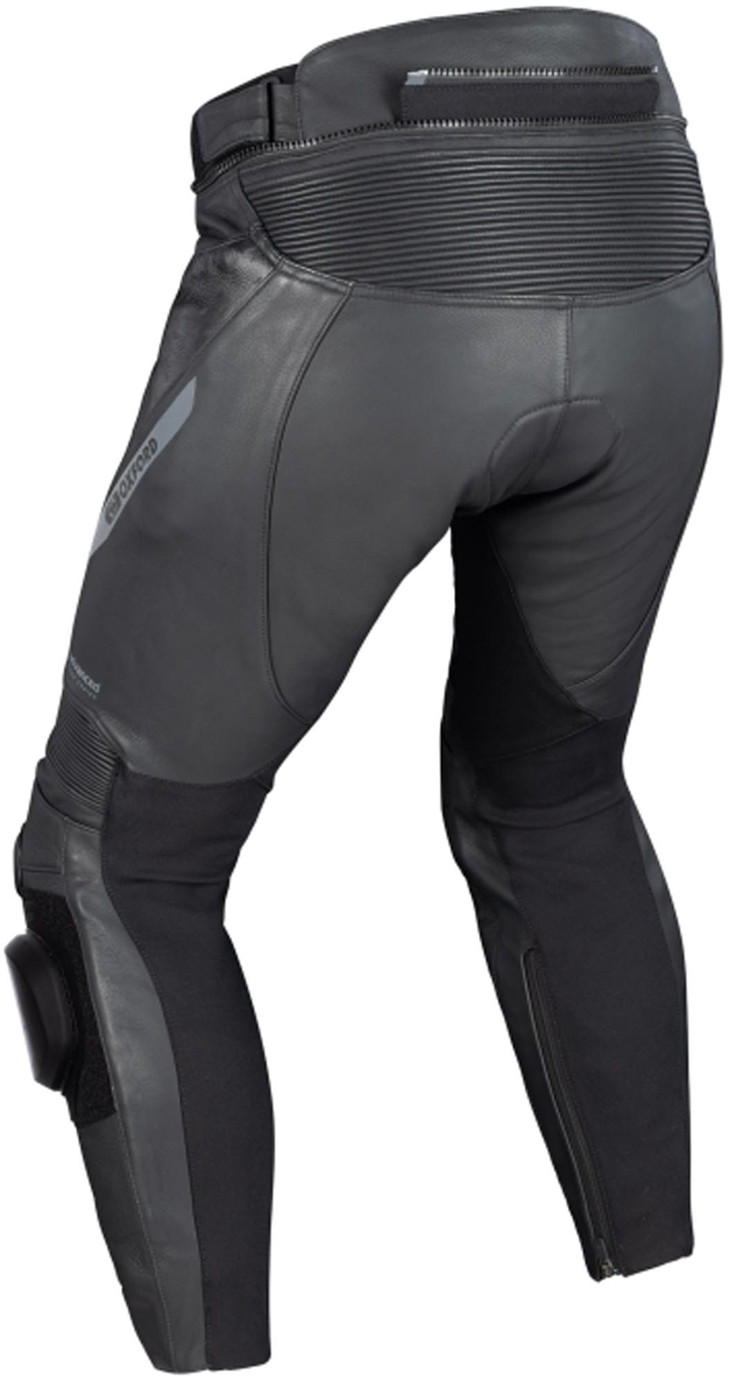 Oxford Nexus 1.0 バイクレザーパンツ ブラック・ステルス 46 図2