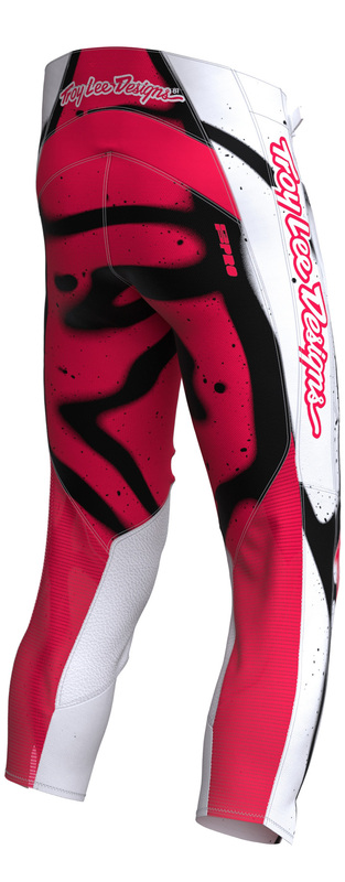 Troy Lee Designs GP Pro Membrane Ungdomsbyxor - Vita/Infraröda Figur 4