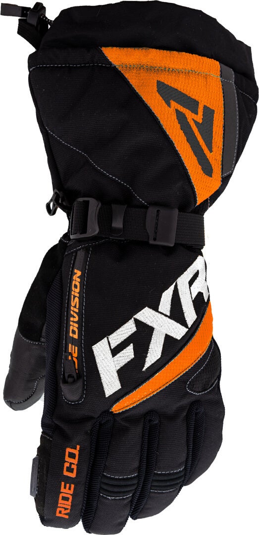 FXR Fuel Snescooter handsker sort/orange XL Figur 1
