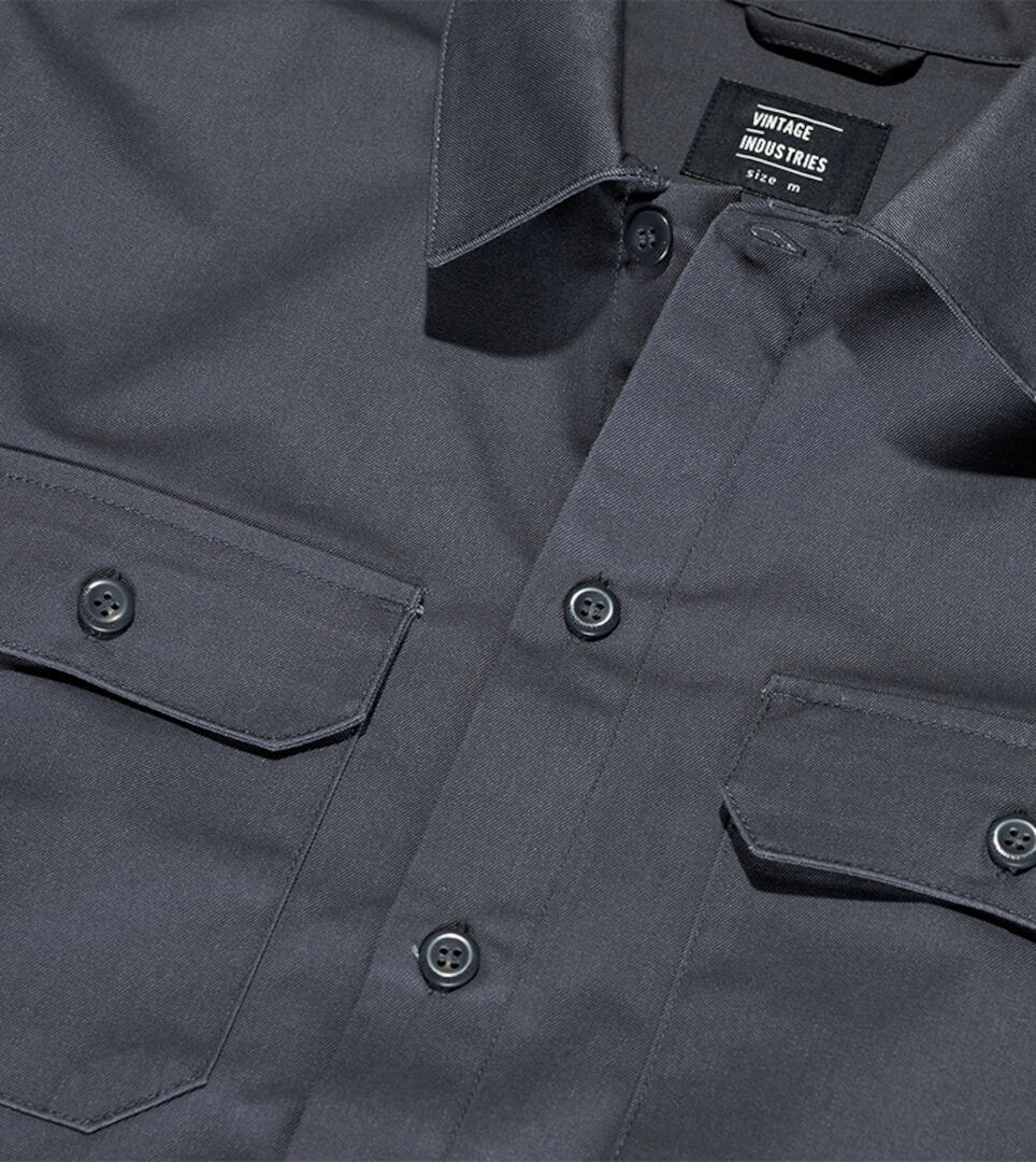 Side view of Vintage Industries Dexter Shirt