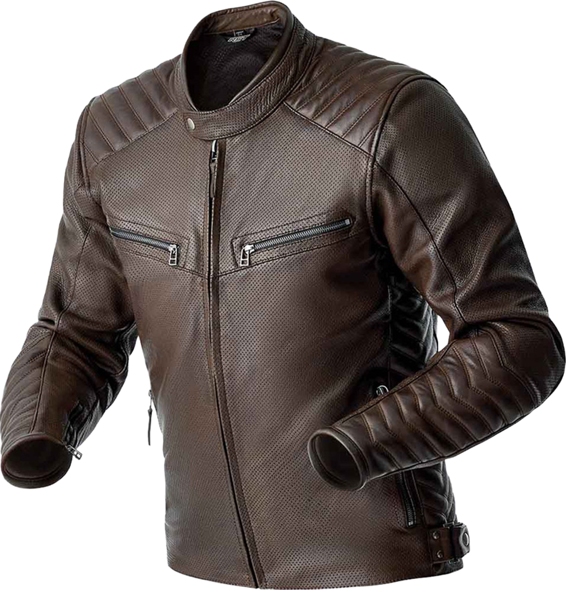 RST Roadster Air D3O Giacca di pelle da motociclista marrone 58 Figura 1