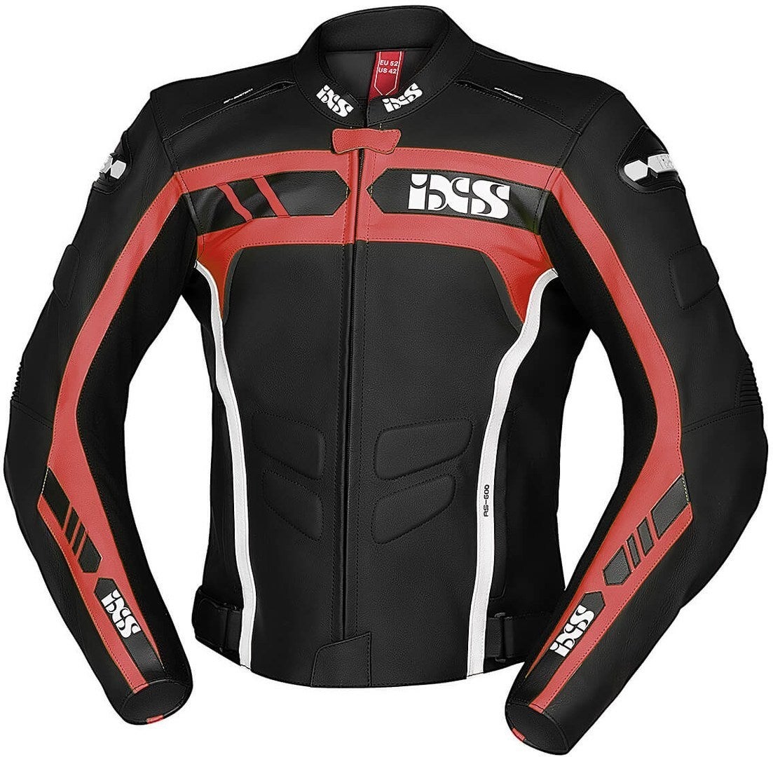 IXS Sport RS-600 1.0 Motorcycle Leather Jacket-image-70348158