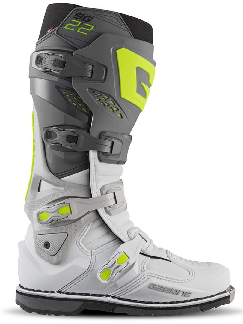 Gaerne SG-22 Botas de motocross Cinza/Branco 45 Figura 1