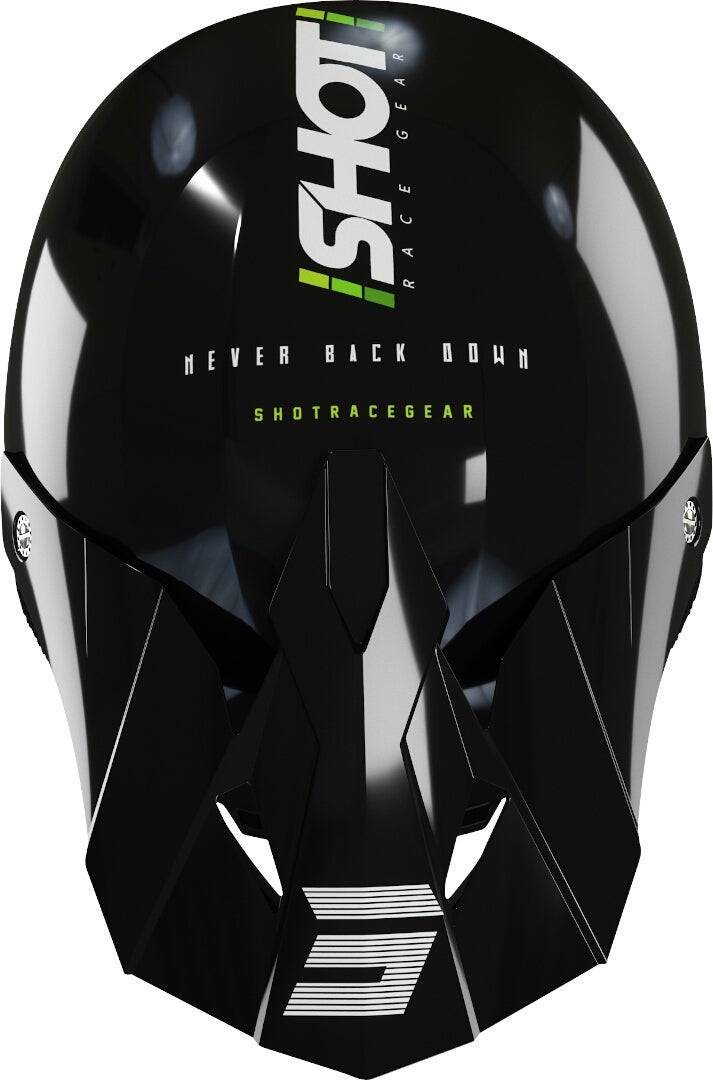 Shot Furious Story Motocross Helm schwarz/grün S (55/56) Abbildung 3