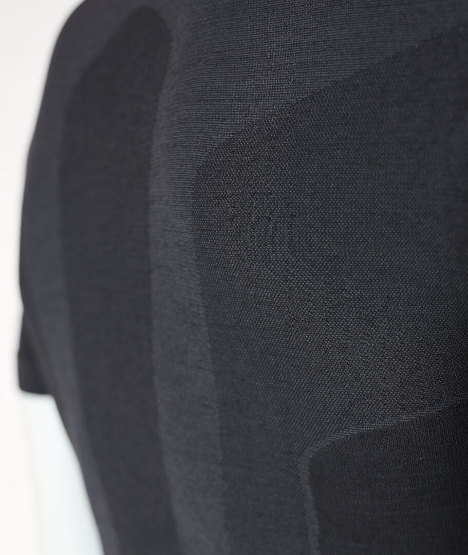 Lenz 6.0 Merino Round Neck Triko černá L Obrázek 3