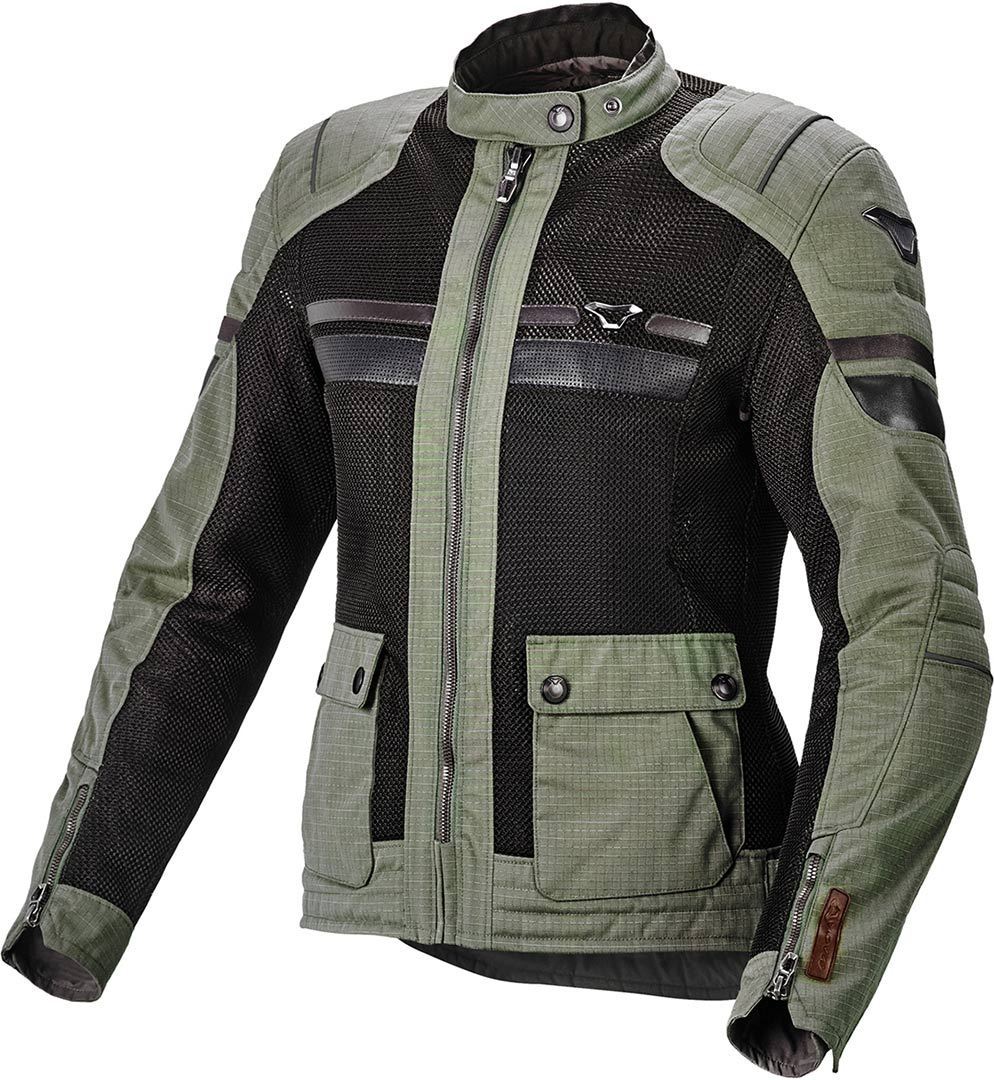 Macna Fluent Ladies Motorcycle Textile Jacket Military Green S Figure 1
