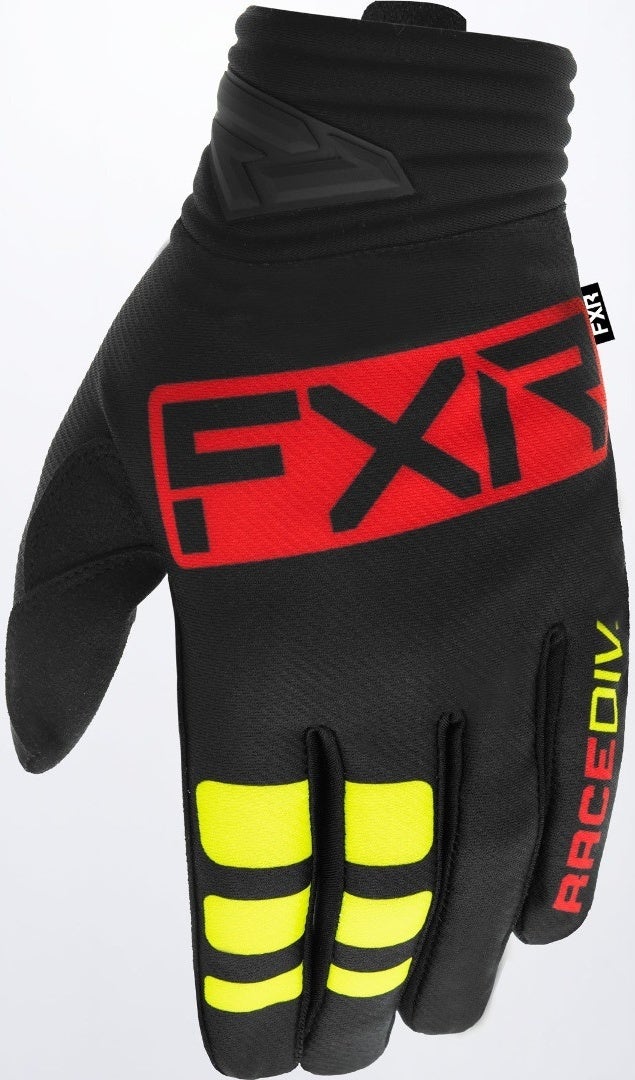 FXR Prime Motocross handsker sort/rød L Figur 1