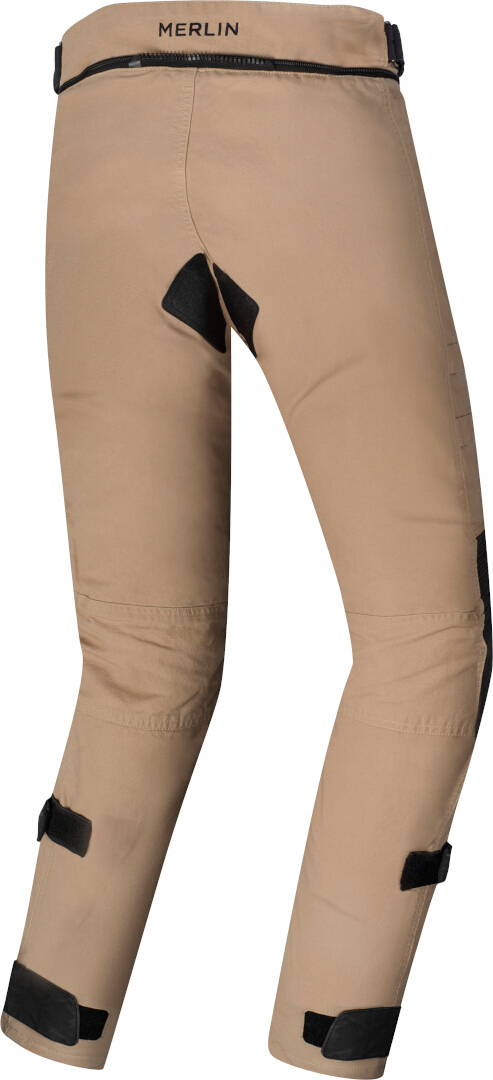 Merlin Mahala D3O Explorer Motorcycle Textile Pants black/beige M Figure 3