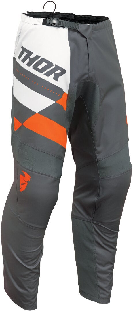 Thor Sector Checker Jugend Motocross Hose grau/orange 28 Abbildung 1