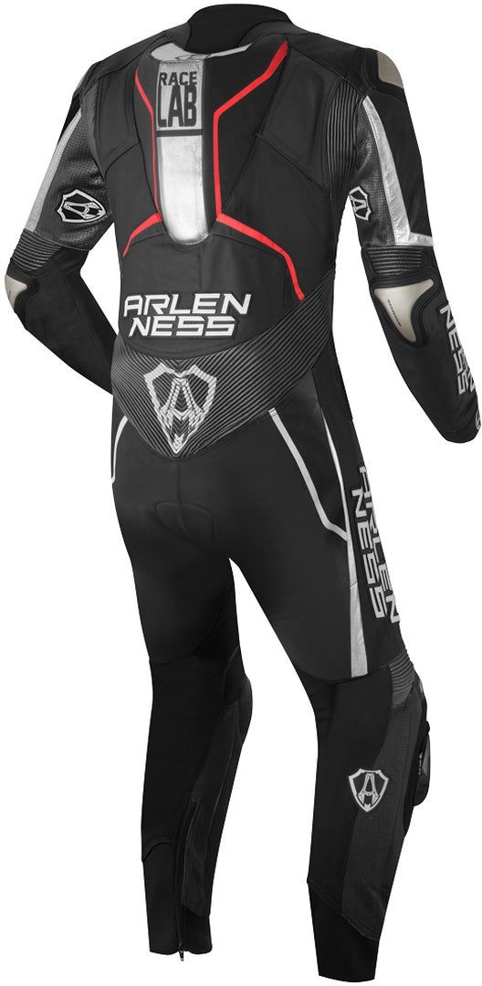 Arlen Ness Alcarras Race One Piece Kangaroo Motorcycle Leather Suit black/red/white/grey 52 Figure 2
