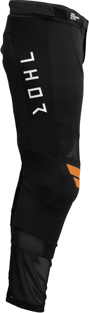 Thor Prime Hero Motocross bukser sort/orange 32 Figur 2