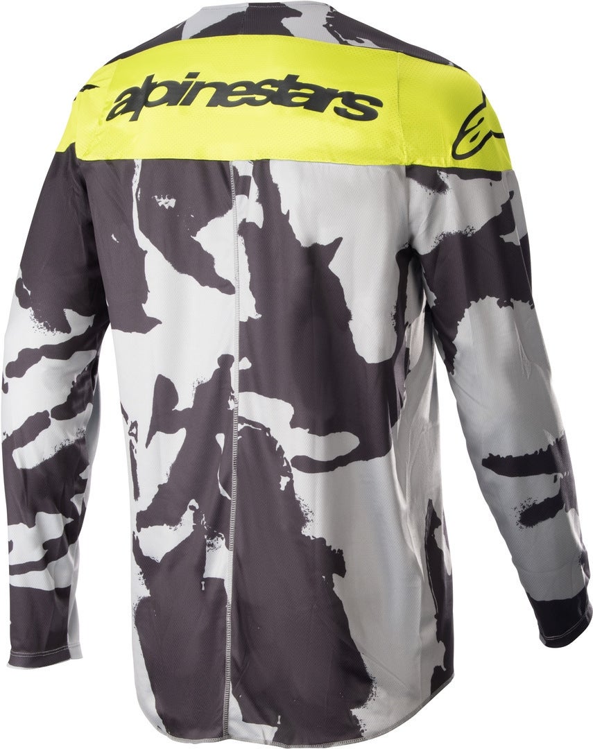 Alpinestars Racer Tactical 2023 Motocross-trøye grå/gul XL Figur 2