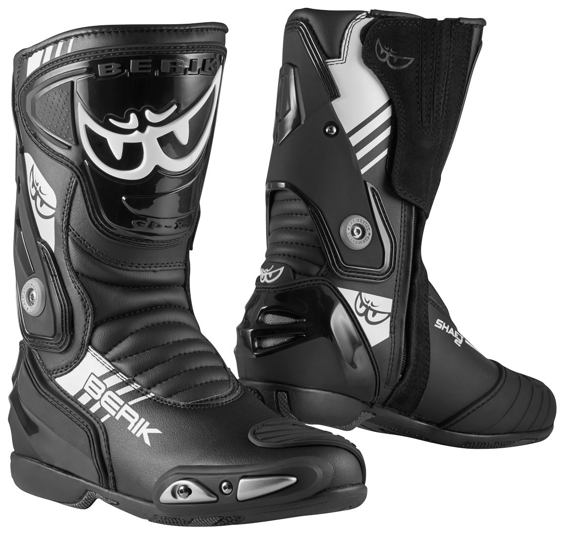 Berik Shaft 3.0 Motorcycle Boots black/white 41 Figure 1