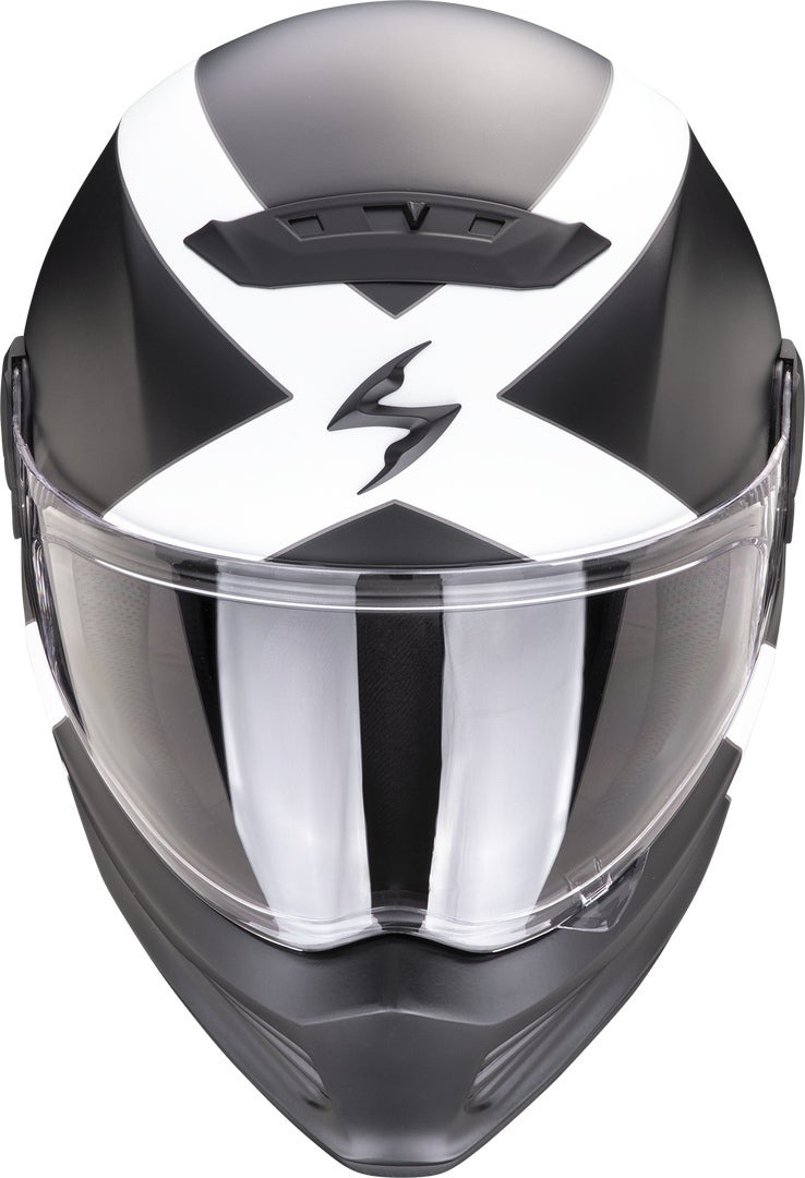 Scorpion Covert FX Gallus Helm schwarz matt/weiß M (57/58) Abbildung 3