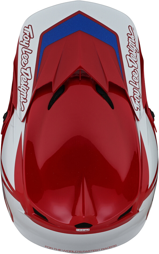 Troy Lee Designs GP Overload Motorcross helm rood/wit M Figuur 2