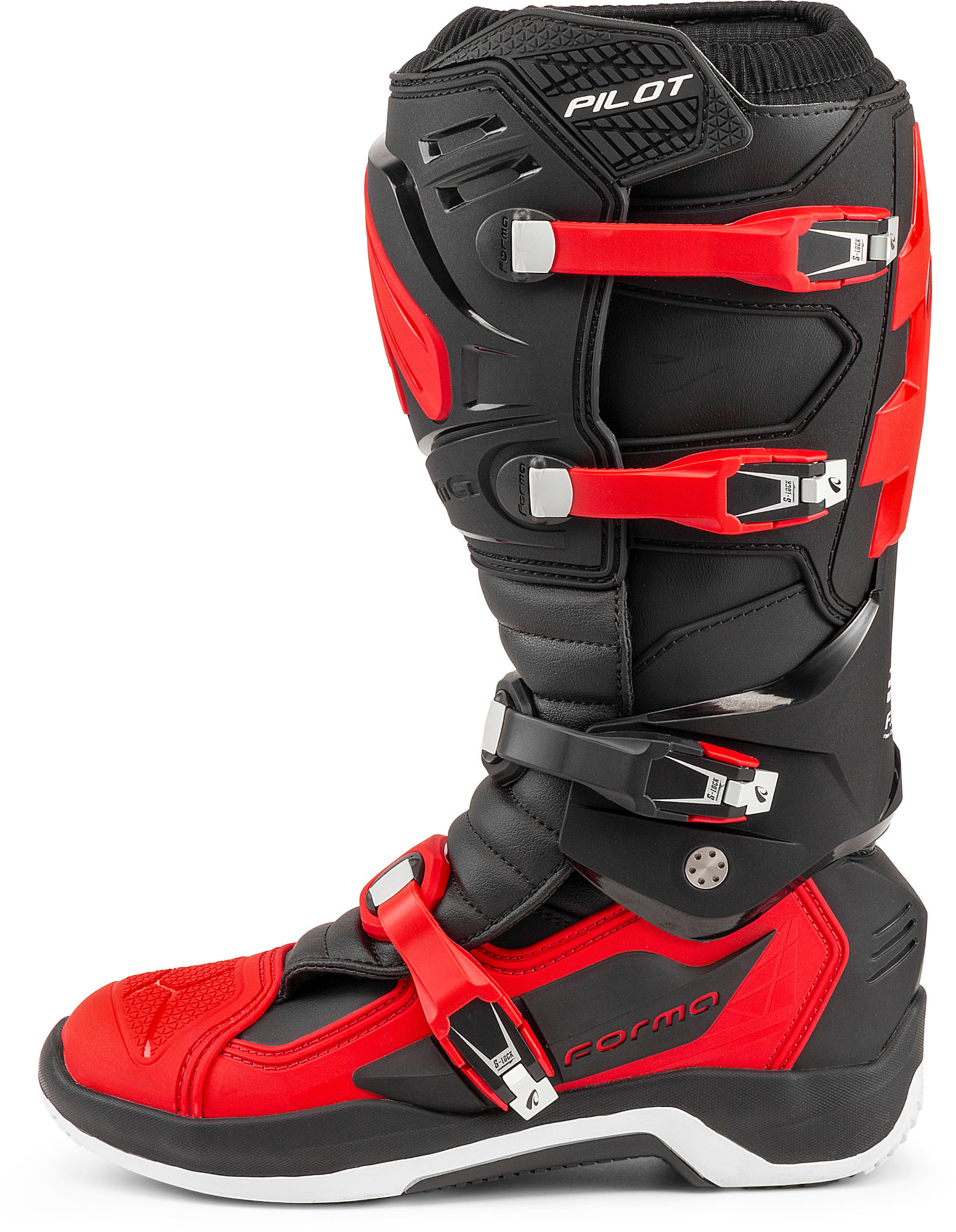 Forma Pilot Motocross Boots red/black 48 Figure 2