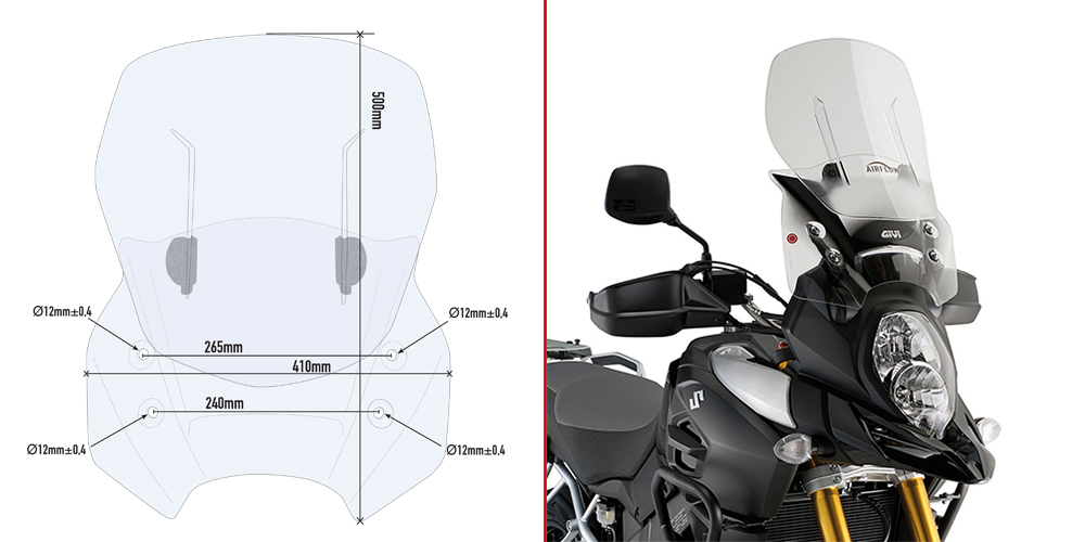 GIVI Parbrizul Figura 1