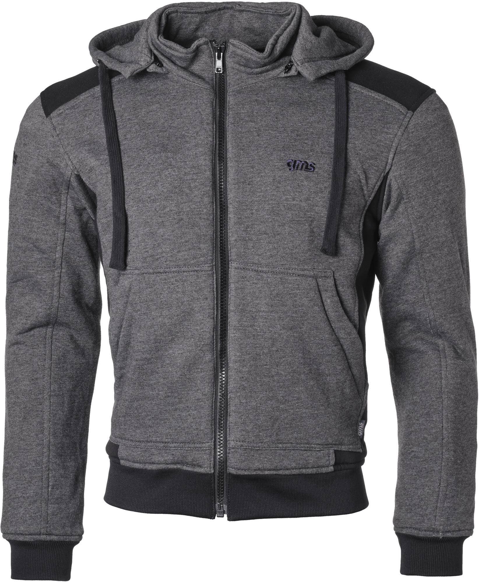 GMS Grizzly Motorcycle Hoodie anthracite/black 6XL Figure 1
