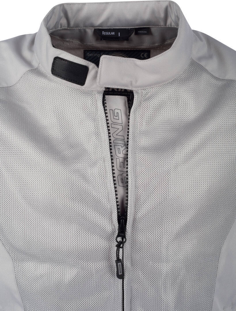 Bering Nelson Motorfiets textiel jas Zilver L Figuur 4