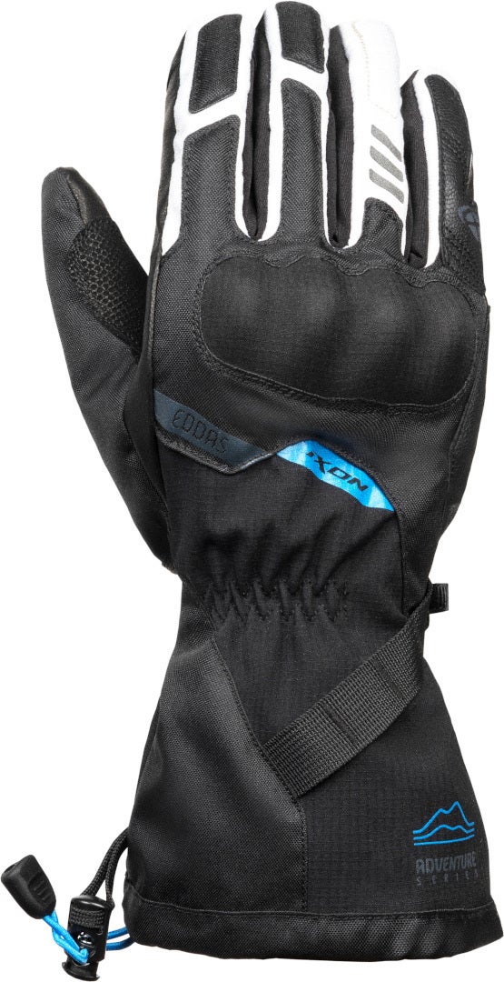 Ixon PRO Eddas Motorcykelhandsker sort/grå/blå 3XL Figur 1
