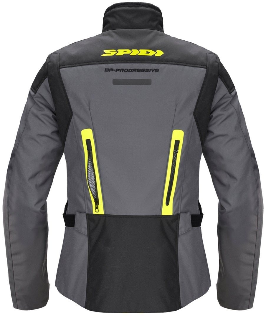 Spidi Traveler 3 H2Out Veste textile de moto pour dames noir/gris/jaune XL Figure 3
