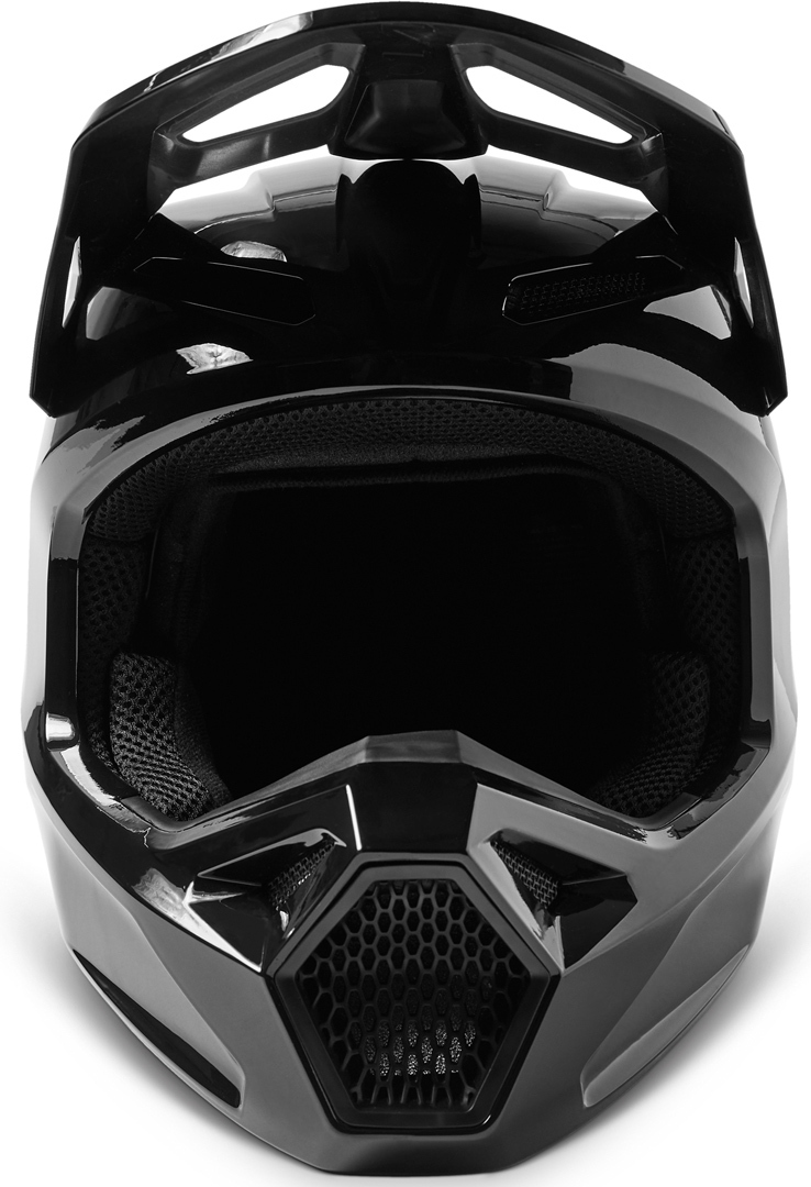 FOX V1 Solid Casque de motocross noir L (59/60) Figure 3