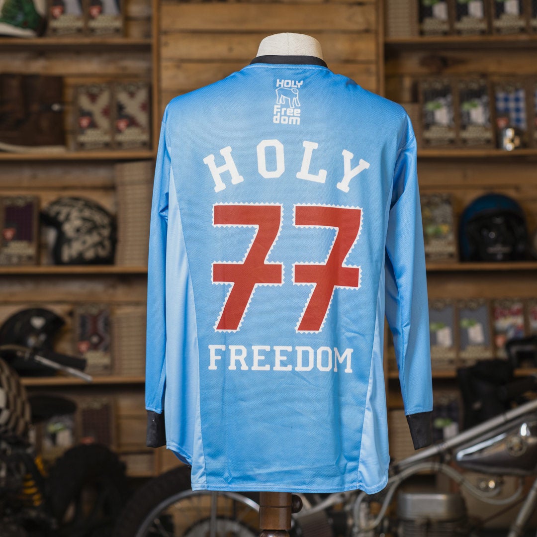 Side view of HolyFreedom Settantasette Motocross Jersey