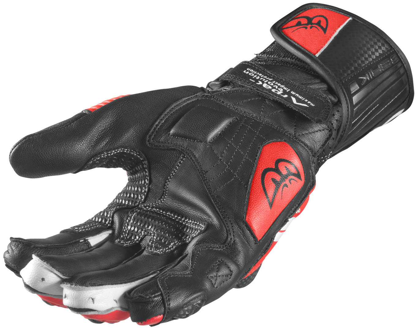 Berik ST-Evo Motorradhandschuhe rot/schwarz M Abbildung 2
